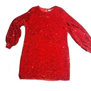 Velvet and sequin dress